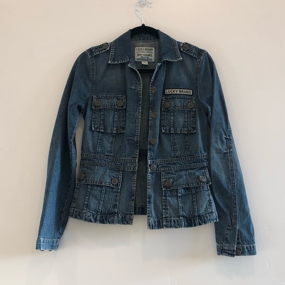 Lucky Brand Jackets & Blazers - Lucky Brand Denim Jean Jacket with Pockets Blue